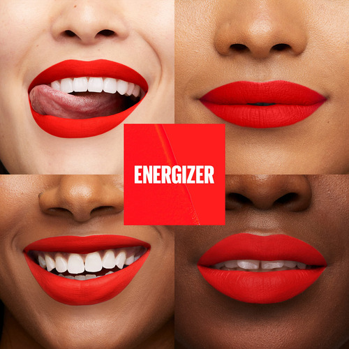 Batom Maybelline Super Stay Matte Ink Energizer Red