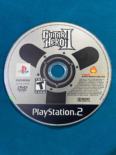 Guitar Hero Ii Playstation 2 Ps2 Solo Disco