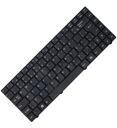 Teclado Para Notebook Positivo Sim+ 7975 Cor Conforme Imagens Do Anúncio Idioma