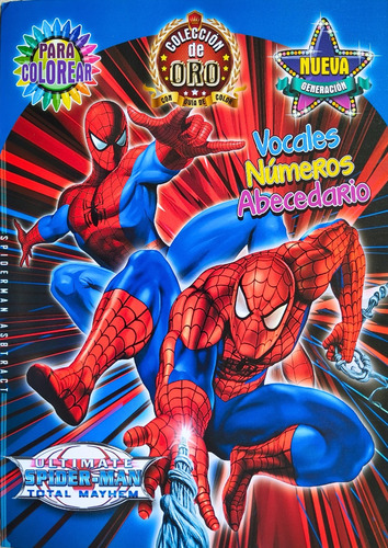 Libro Para Colorear Extra Grande Hombre Araña