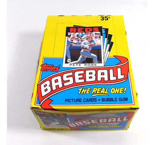 1986 Caja De Cera De Béisbol Topps (36 Paquetes) Posible Cal