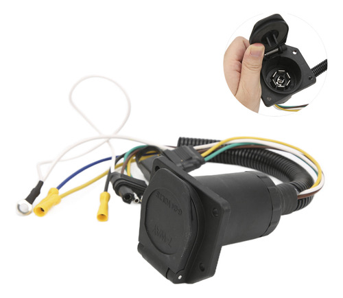 Adaptador De Cableado De Remolque De 4 Vías A Enchufe De Rem