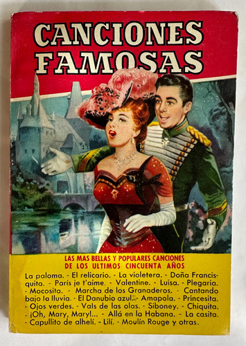 Canciones Famosas Jose Llado Ed Bruguera 1956