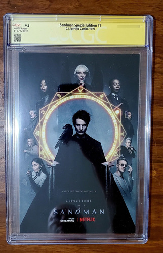 Cgc 9.4 Sandman Especial Edition Signed By Tom Sturridge