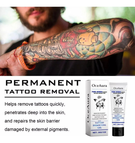 Crema Para Eliminar Tatuajes En Crema, 2 Unidades