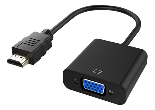 Txy Convertidor De Cable Hd 1080p Hdmi A Vga Con Fuente De A