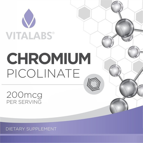 Vitalabs I Chromium Picolinate I 200mcg I 100 Capsulas I Usa