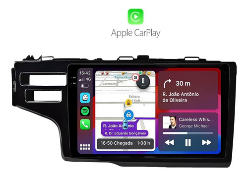 Multimidia Honda Fit Ex 2015 A 2021 Octacore Carplay 64gb 4g