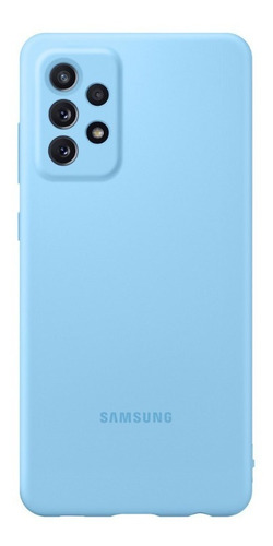 Case Samsung Silicone Cover Original Para Galaxy A72 Azul