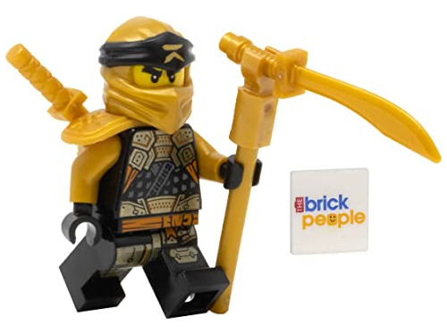 Minifigura Cristalizada De Lego Ninjago: Cole Con Doble W Do