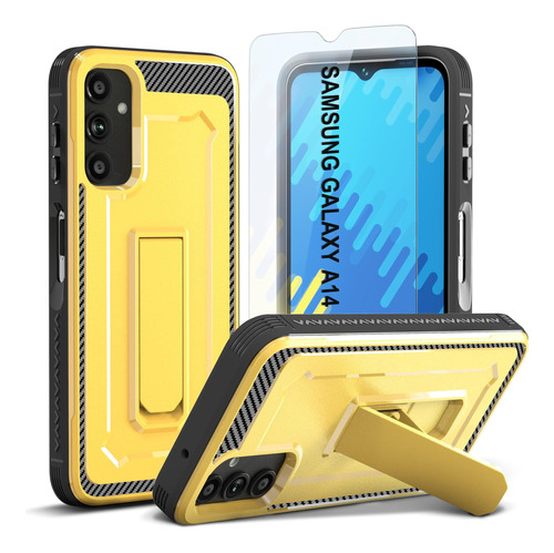 Oretech Funda P/ Samsung Galaxy A14 5g Soporte Antigolpes