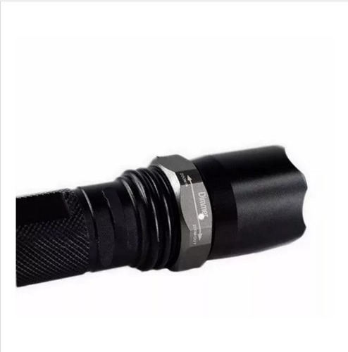 Kit Lanterna Led Cree Tática Carregador / Bateria / Bastão