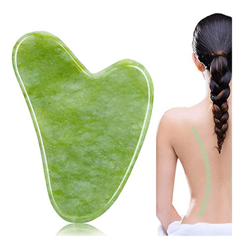 Rodillo Jade  Herramienta Facial Gua Sha, Tablero De Piedra