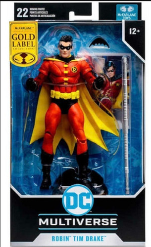 Mcfarlane Dc Multiverse Tim Drake Gold Label Nuevo