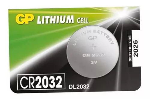 Pila batería 2032 CR2032 Dl2032 ECR2032 de 3V lithium GP