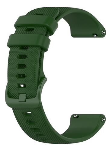 Pulseira De Silicone Compatível Com Garmin Venu 3 45mm Cor Verde-escuro Largura Da Pulseira 22 Mm