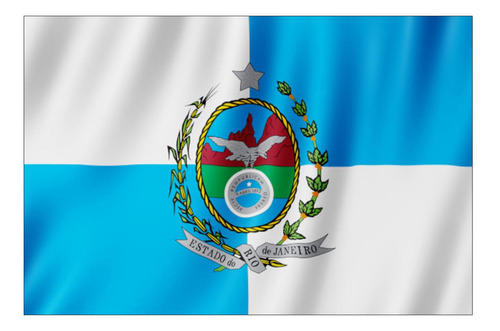 Bandeira Oficial Do Estado Do Rio De Janeiro 2 Panos