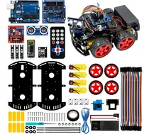 Comprar Kit De Coche Robot Inteligente 4wd Compatible Arduino Uno R3