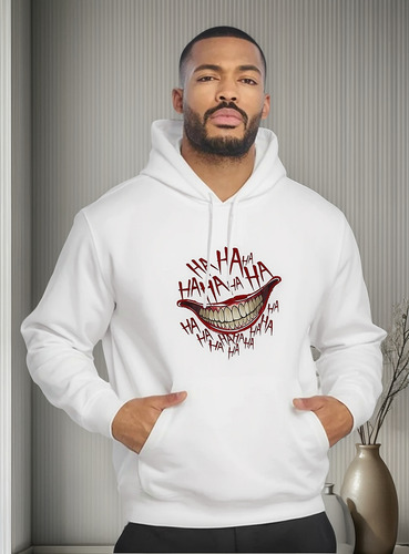 Sudadera Unisex Joker Sonrisa. Batman Caballero De La Noche