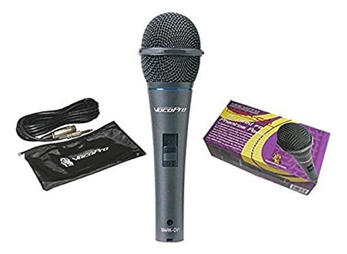 Vocopro Mark-cv1 Micrófono Vocal Profesional, Negro