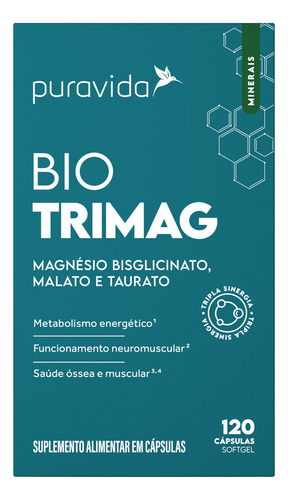 Bio Trimag Puravida 120 cápsulas