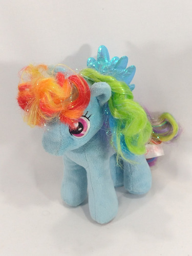 Pelúcia My Little Pony Ty Rainbow Arco Íris 18cm Dtc Azul (Usado)