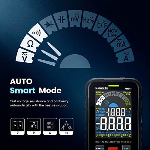 Multimetro Inteligente Km601 Juego Cable Ket01