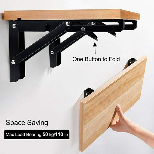 Estantería De Mesa Plegable Para Autocaravana, 2 Unidades