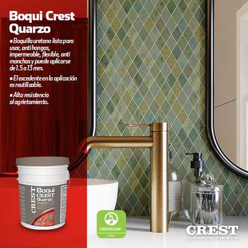 Emboquillador Uretano Boquicrest Quarzo Blanco 4.1 Kg