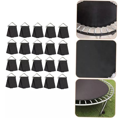 30 Piezas De Trampolín Anillos Triangulares Con Hebilla