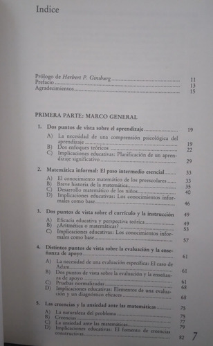 El Pensamiento Matemático De Los Niños-arthur Baroody (Usado)