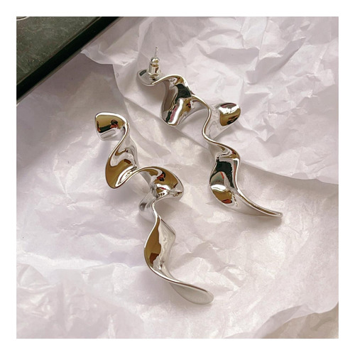 Pendientes Largos Únicos Geométricos Abstractos Irregulares