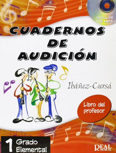 Libro Cuadernos De Audición Grado 1 Medio Libro Del Profeso