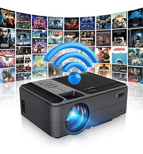 Mini Proyector De Video Wifi Con Bluetooth, Portátil Hdmi Po