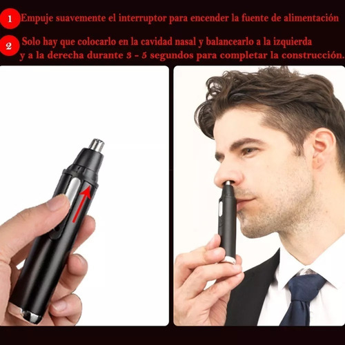 4 En 1 Afeitadora Rasuradora Barba Eléctrica Recargable Kit