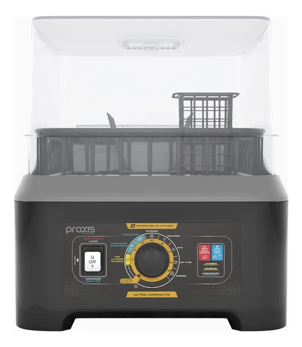 Lava Louças Praxis Portátil Llpp Semi-automática Preto
