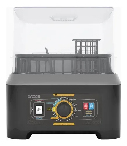 Lava-Louças Portátil Praxis Semi-Automática Preta