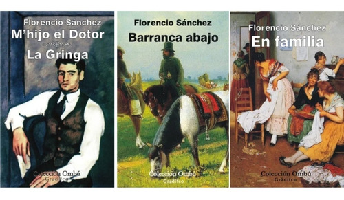 Lote X 3 Libros - Florencio Sanchez