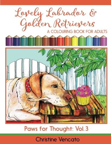 Lovely Labrador And Golden Retrievers A Loyal Dog Colouring 