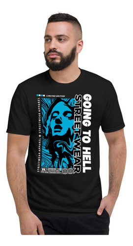 Camiseta Go To Hell - Streetwear Virgen