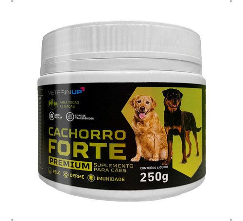 Suplemento Cachorro Forte Premium 250g 1 Pote