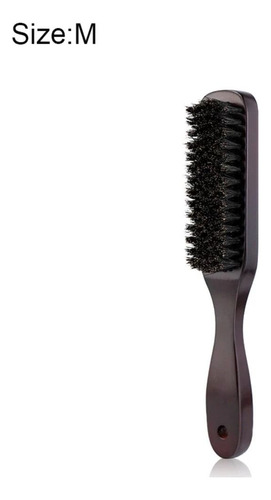 Escova De Barba Masculina Com Alça De Madeira E Cerdas De Ja
