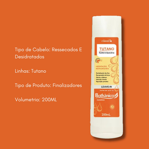Kit C3 Tutano Hidratação Restauradora Termoativo - Bothânico