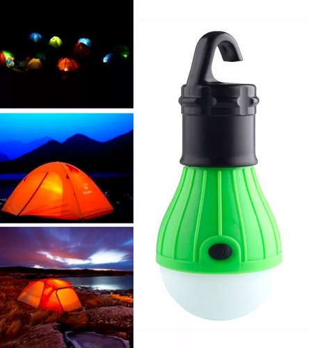 Pack X20 Linternas Ampolleta Led Para Carpas Tiendas + Pilas