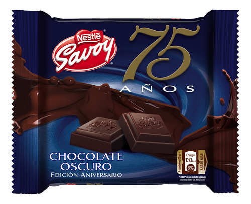 Chocolate Oscuro 75 Aniversario Savoy 