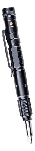 Lapicero Táctico Portátil For Hombre, Linterna Led