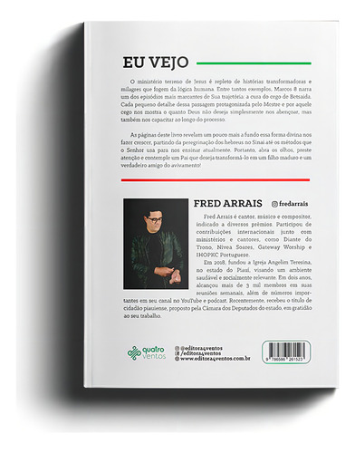 Eu vejo: Aprendendo a enxergar com a perspectiva celestial, de Arrais, Fred. Editorial Editora Quatro Ventos Ltda, capa mole em português, 2020