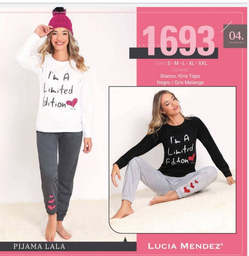 Pijama Invierno Lucia Mendez 1693