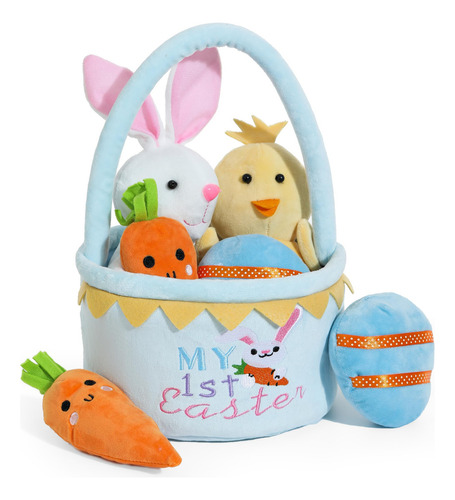 Canasta De Pascua Mi Primera Canasta De Pascua Jgo Peluche R