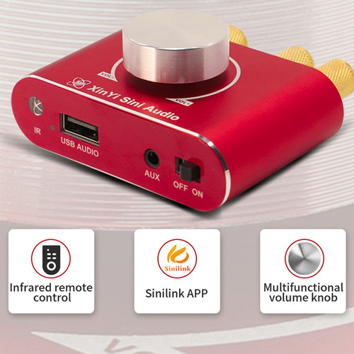 Altavoz Amplificador Power Amplifier Bt 50w+50w Sound Home A